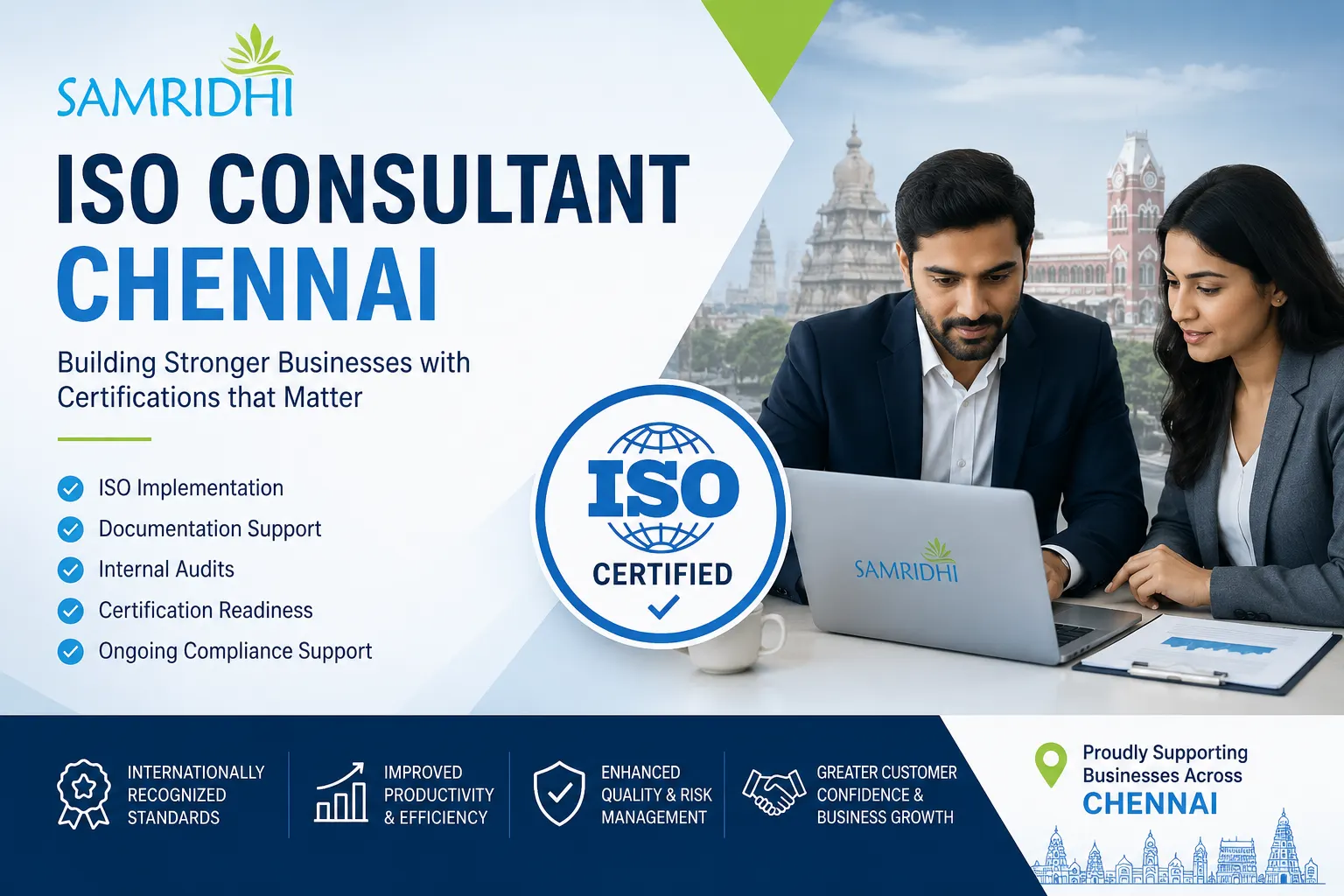 ISO Consultant Chennai services help businesses implement and maintain ISO management systems