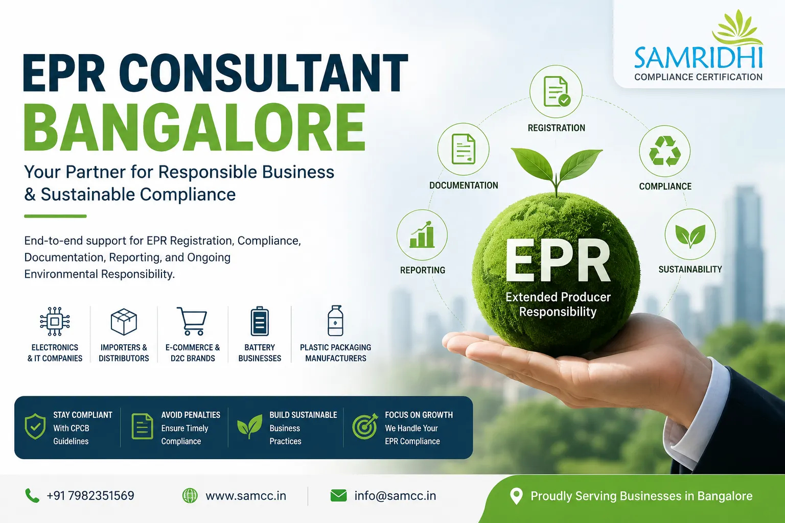 EPR Consultant Bangalore – Registration, Compliance & CPCB EPR Support