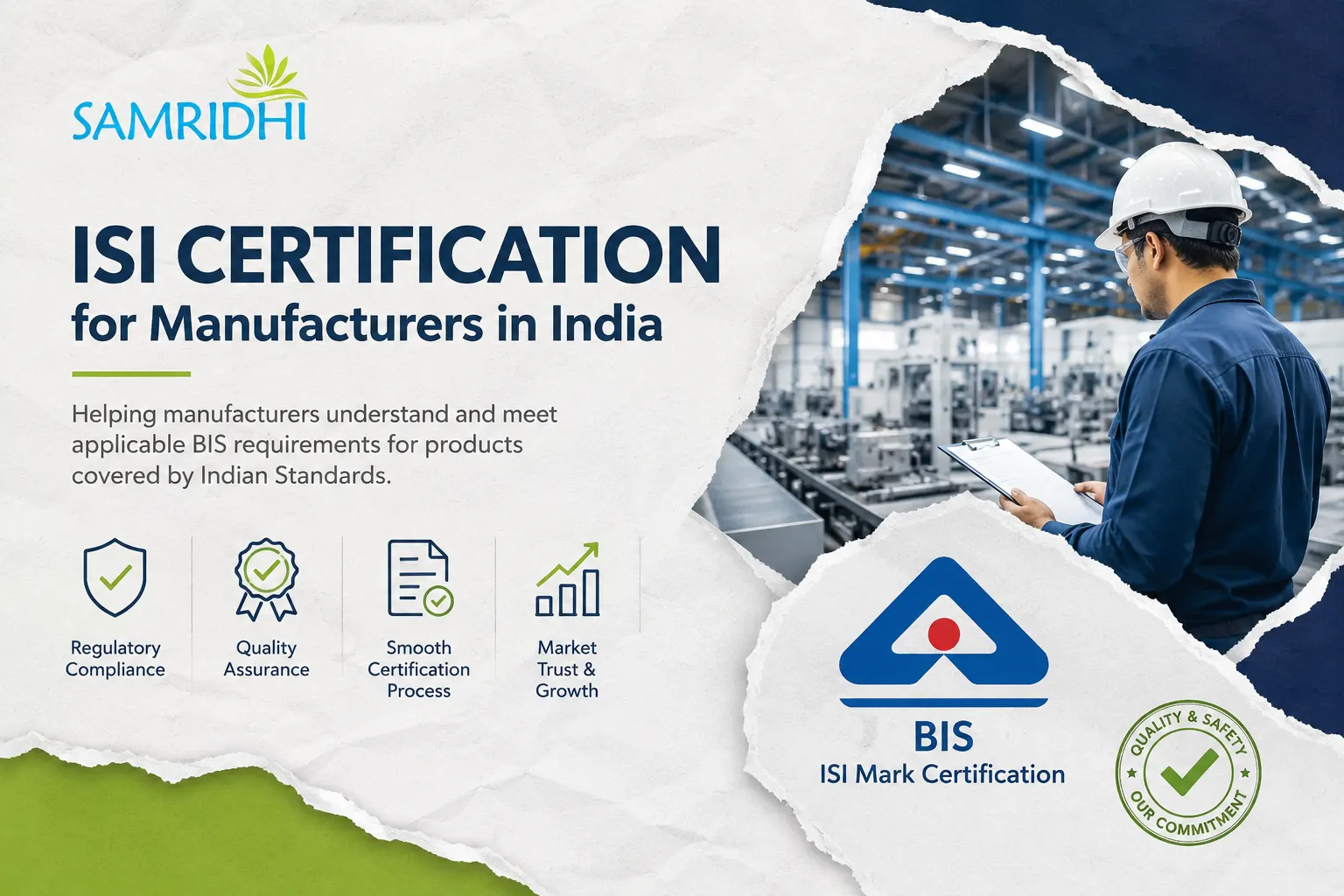 ISI Certification for Manufacturers in India