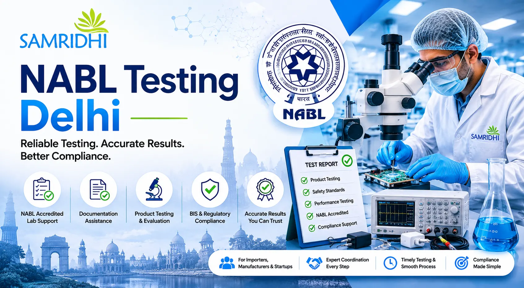 NABL Testing Delhi – Compliance Support, Documentation & Approval Assistance