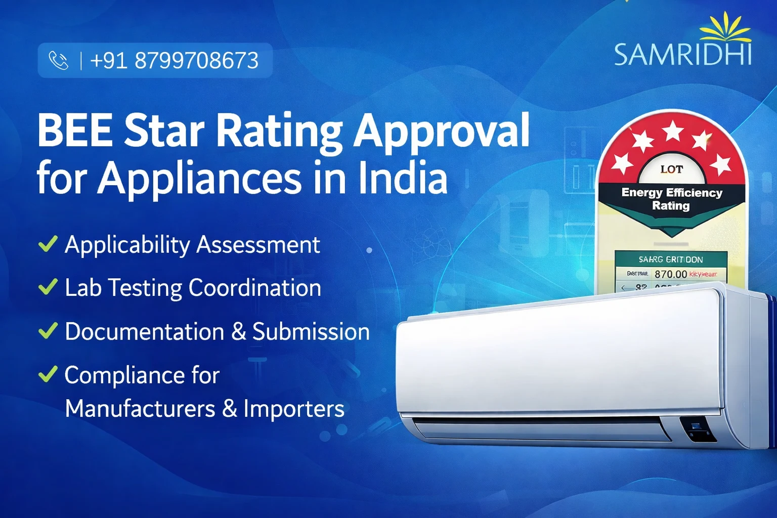 BEE Star Rating Approval for Appliances in India