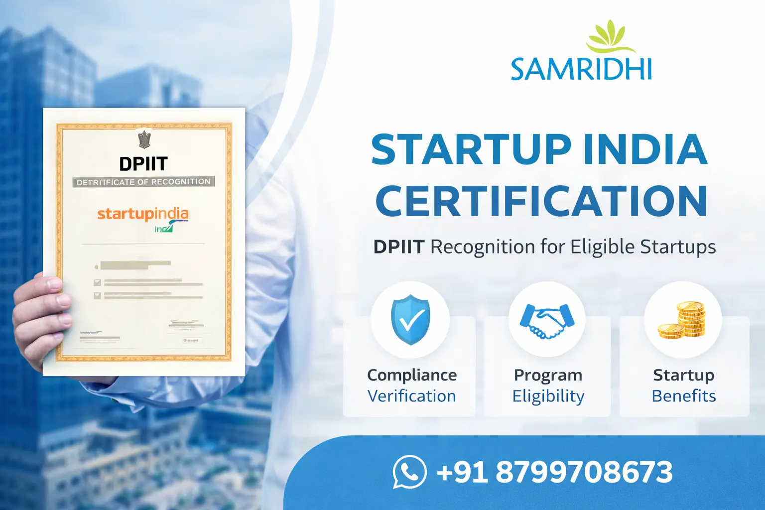 Startup India Certification – DPIIT Recognition & Startup Compliance Support