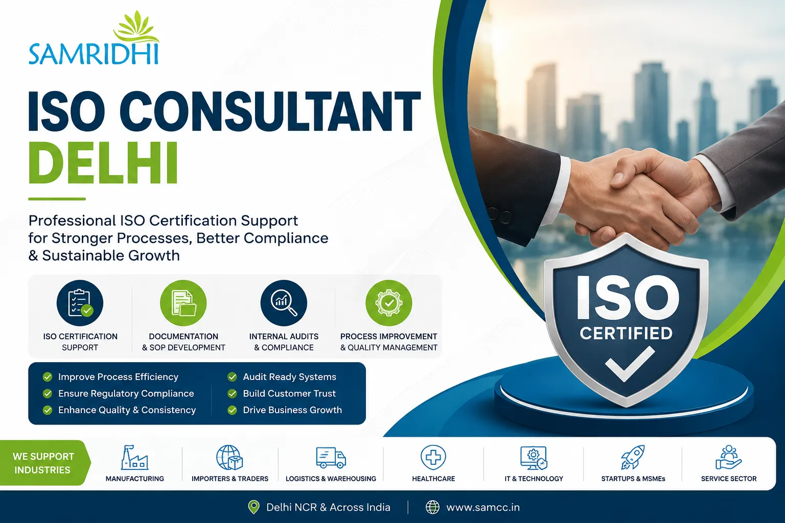ISO Consultant Delhi – Certification Support, Documentation & Audit Assistance
