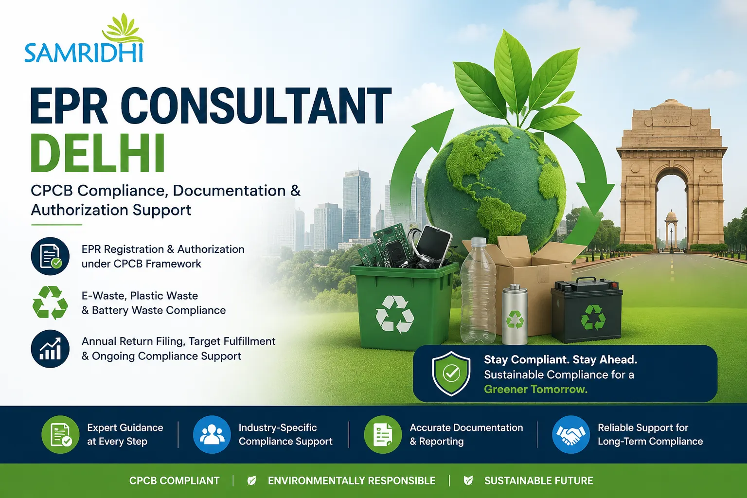 EPR Consultant Delhi – CPCB Compliance, Documentation & Authorization Support
